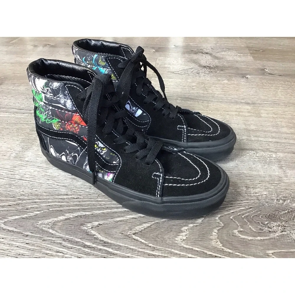 Vans X Disney 100 Villains Unisex Black high-top Men's Size 5 Women's size 6.5